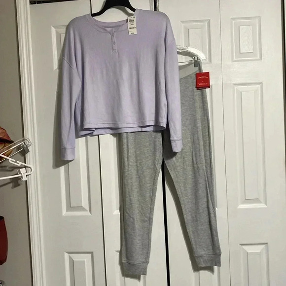 Jenni Intimates top & Wondershop gray pajama set size Large - Picture 1 of 14